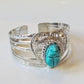 Amazing Egyptian Silver Plated Turquoise Scarab Heart bracelet .US express shipping
