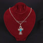 Egyptian Ankh Life Key Cross Filigree Necklace With Scarab .US express shipping