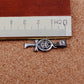 Egyptian Solid Silver Hallmarked Life Key Ankh With Scarab Pendant Charm
