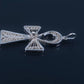 Shiny Large Egyptian Filigree Solid Sterling Silver Life Key Ankh Pendant US EXPRESS SHipping