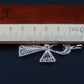Shiny Large Egyptian Filigree Solid Sterling Silver Life Key Ankh Pendant US EXPRESS SHipping