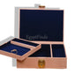 Huge Egyptian Genuine Leather Jewelry Box Horus Offering