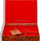 Large Amazing Egyptian leather jewelry box Throned King Tut