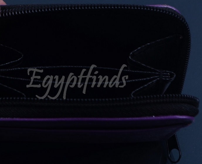 Egyptian Genuine Leather Horus Nekhbt And Osiris Coin Purse