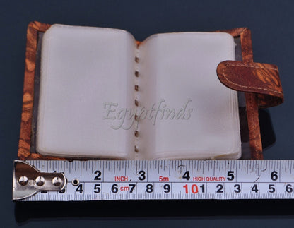 Egyptian Genuine Leather Falcon Horus Cards Wallet