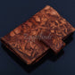 Egyptian Genuine Leather Falcon Horus Cards Wallet