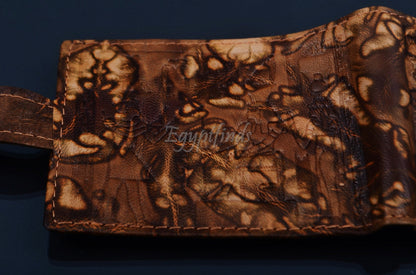 LRG Egyptian Genuine Leather Wallet With Hieroglyphics Sale