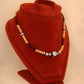 Egyptian Tribal Islamic evil eye beaded choker necklace and bracelet