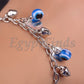 Egyptian Tribal Spiritual Evil Eye Jiggle Charm Bracelet