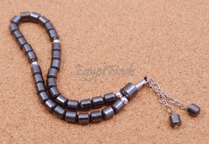 Islamic Salah Black Prayer Beads 99 Misbaha Tasbih Sibha Masbaha
