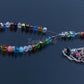 Islamic Salah MultiColored Crystal Prayer Beads 33 Misbaha Tasbih Sibha Masbaha