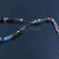 Islamic Salah MultiColored Crystal Prayer Beads 33 Misbaha Tasbih Sibha Masbaha