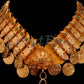 XLarge Egyptian Belly Dance Crescent Necklace Choker Tribal Jewelry