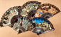 Unique Egyptian Lot of 2 Gorgeous Egyptian Pharaonic Tut , Isis, Nefertiti & more Hand Held Fan