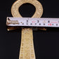 Egypt Brass Ankh Life Key Key Of Life Cross Wall Hanging 7"