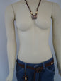 Egyptian Boho Scarab Hippie Belt And Necklace Set Gypsy Set - Egyptian Jewelry