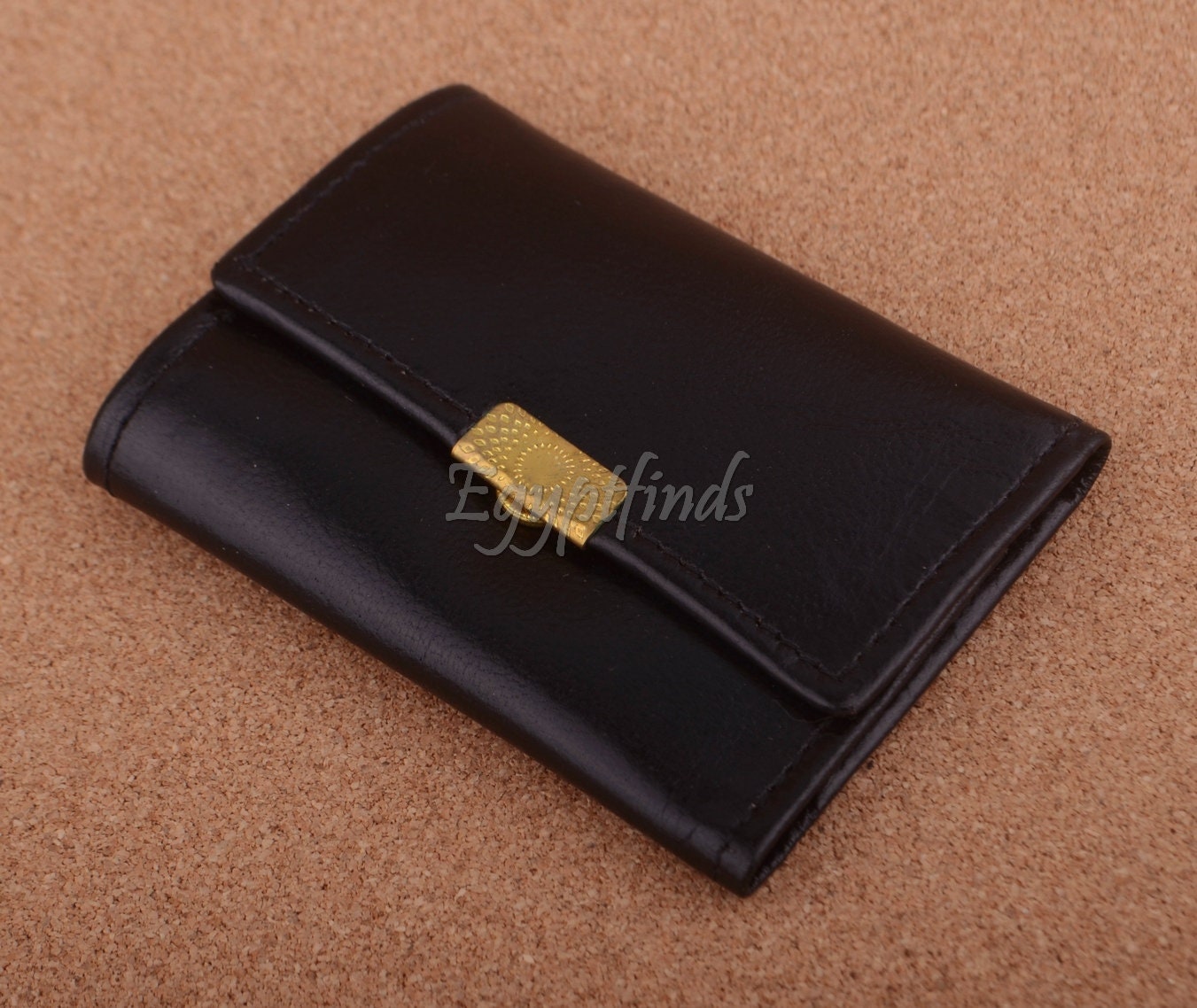 Egyptian Genuine Leather Classic Egyptian King Tut Key Wallet Purse Key ring