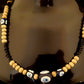 Egyptian Tribal Islamic evil eye beaded choker necklace and bracelet