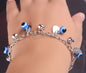 Egyptian Tribal Spiritual Evil Eye Jiggle Charm Bracelet