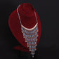 Egyptian Belly Dance lovely tribal Half Moon turquoise necklace