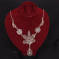 Egyptian Jewelry Flower Filigree Necklace and Earrings Set