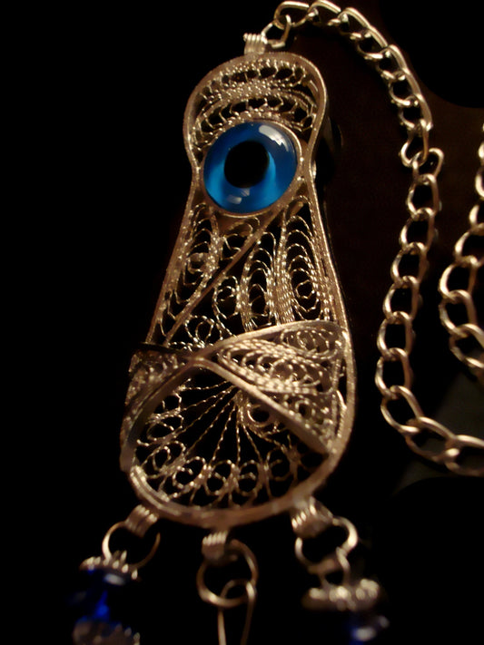 Amazing Filigree Evil Eye Eastern Islamic Door /Wall /Car Hanging decoration