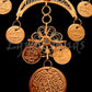 XLarge Egyptian Belly Dance Crescent Necklace Choker Tribal Jewelry