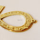 XLRG Egyptian Solid Brass Ankh Life key 7.8" Engraved Hieroglyphics Wall Hanging