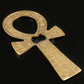 Egypt Brass Ankh Life Key Key Of Life Cross Wall Hanging 7"