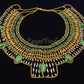 Pretty Ancient Egyptian Beaded Cleopatra 7 Scarabs Necklace Collar scarab Collar Egyptian Jewelry beaded Collar Khepri Necklace Khepri