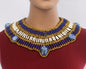 Egyptian Beaded Cleopatra 7 Scarabs Necklace Collar Necklace Collar scarab Collar Egyptian Jewelry beaded Collar Khepri Necklace Khepri