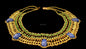Egyptian Beaded 5 Scarabs Cleopatra Scarab Necklace Collar scarab Collar Egyptian Jewelry beaded Collar Khepri Necklace Khepri