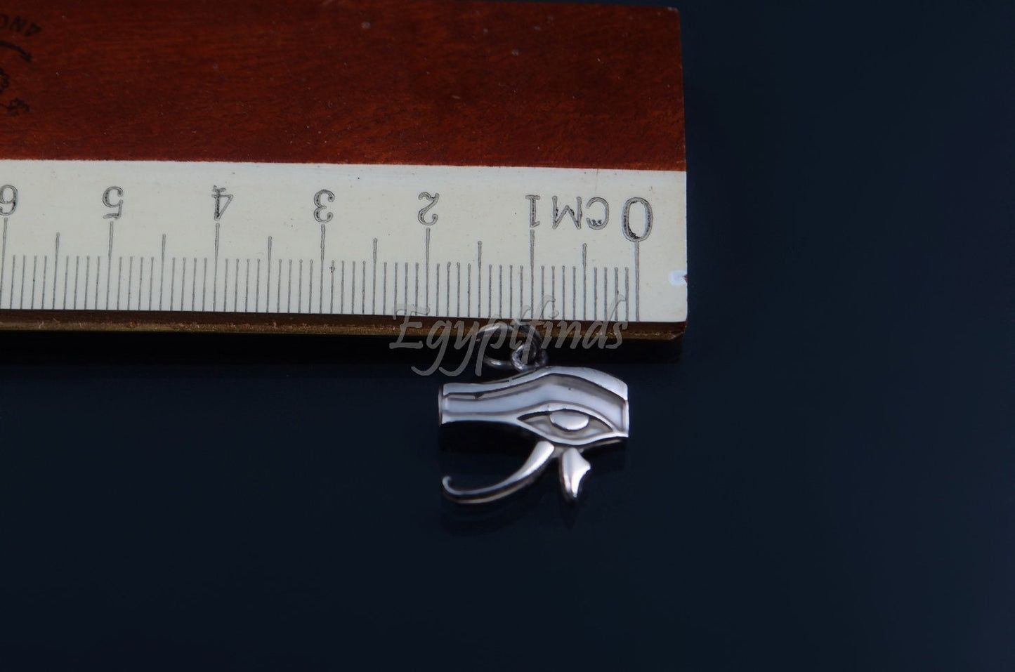 Egyptian Sterling Silver Eye Of Horus Pendant Charm
