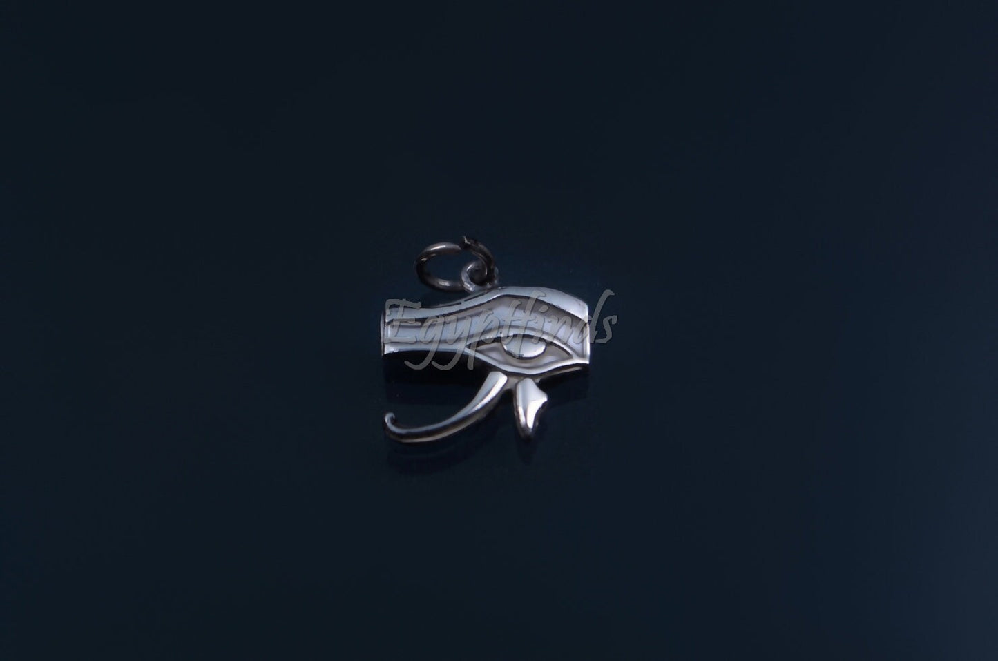 Egyptian Sterling Silver Eye Of Horus Pendant Charm