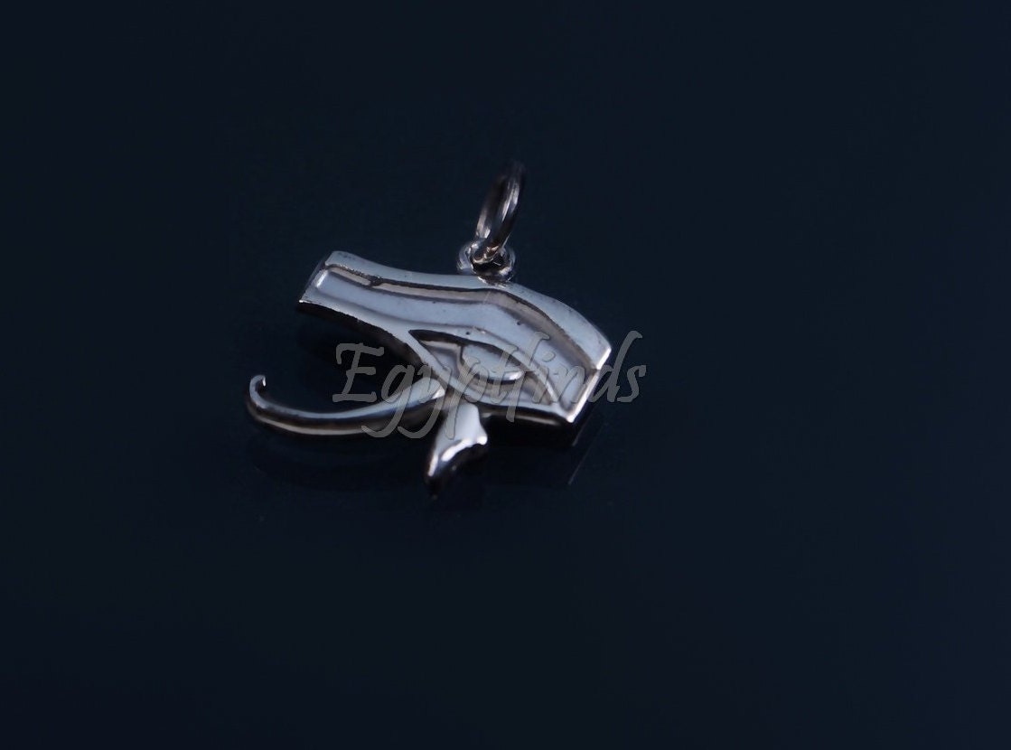 Egyptian Sterling Silver Eye Of Horus Pendant Charm