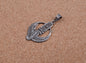 Large Egyptian Sterling Silver Winged Cobra With King Tutankhamun Cartouche