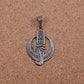Large Egyptian Sterling Silver Winged Cobra With King Tutankhamun Cartouche