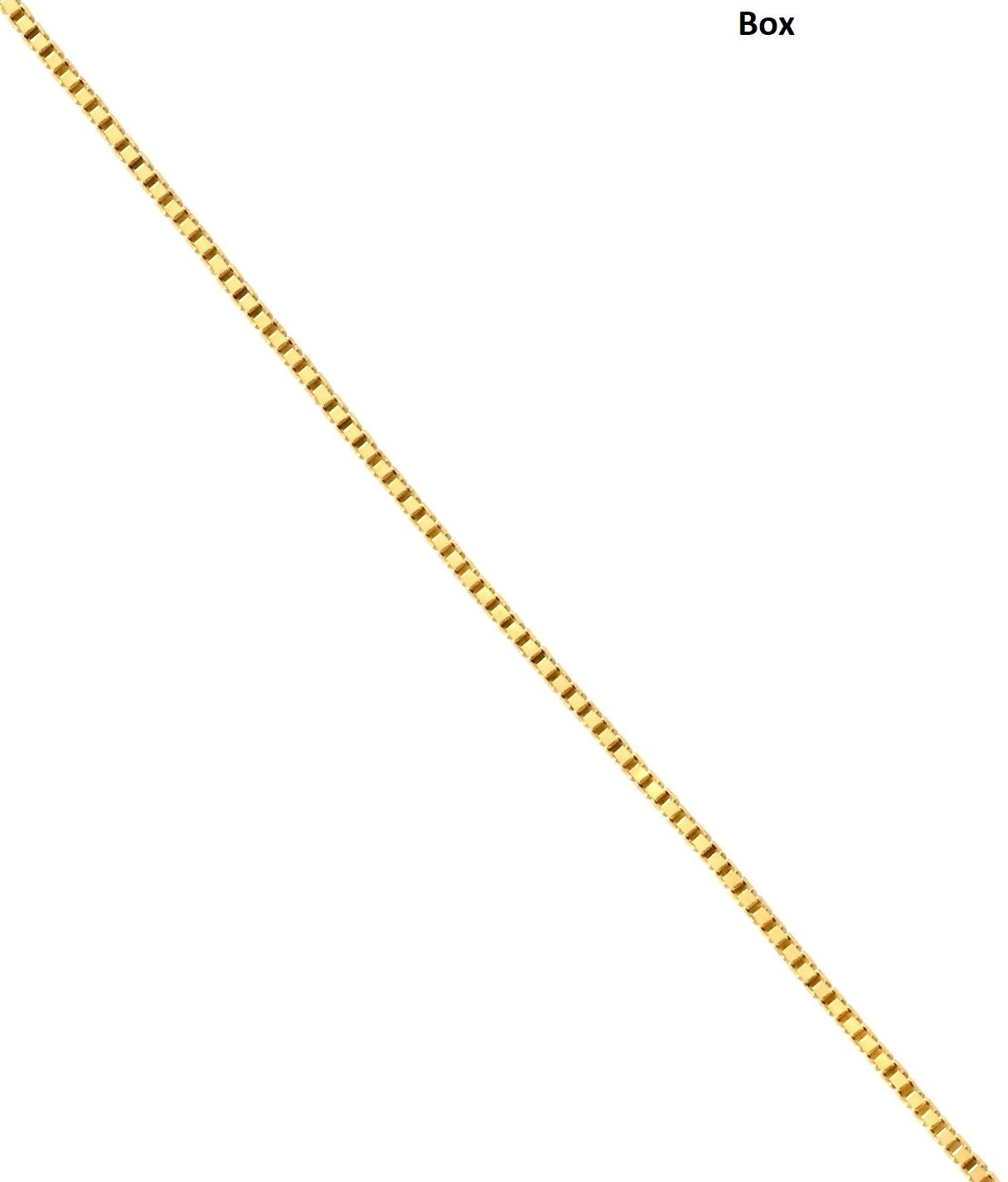 18K Solid Yellow Gold Chain - Necklace  Jewelry Supplies