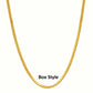18K Solid Yellow Gold Chain - Necklace  Jewelry Supplies
