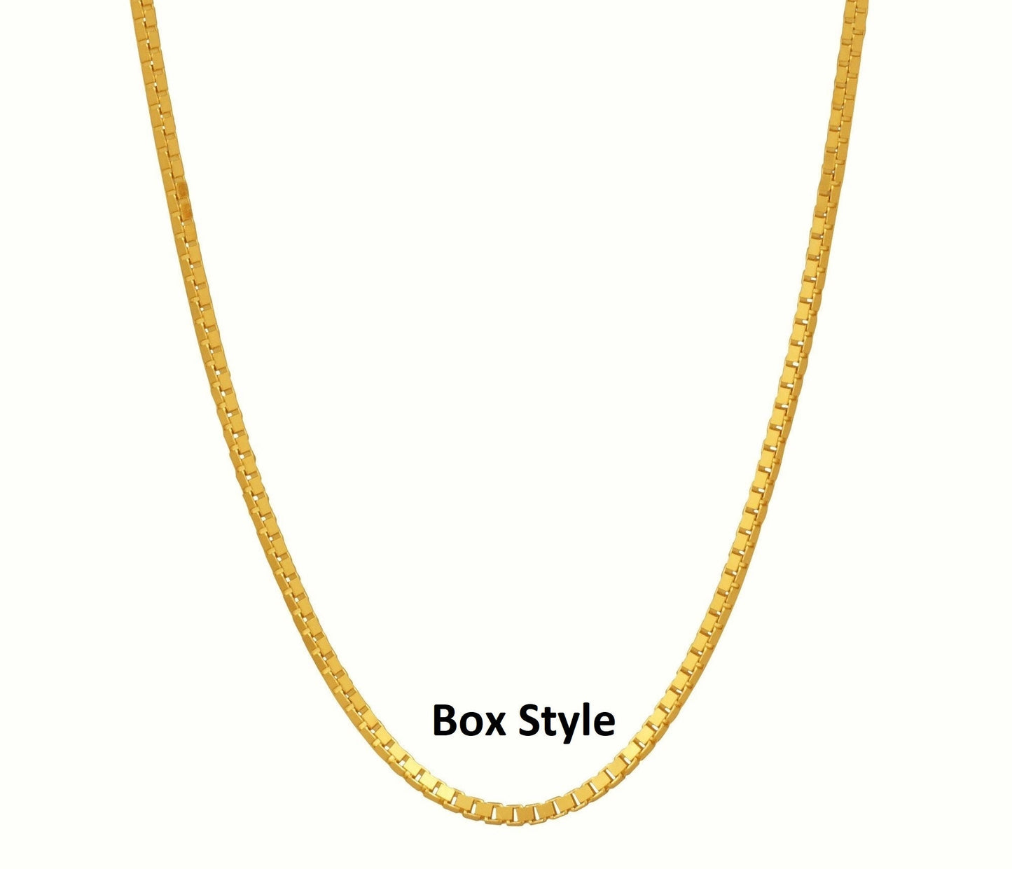 18K Solid Yellow Gold Chain - Necklace  Jewelry Supplies