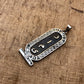 Double Sided Egyptian Framed Personalized Sterling Silver Cartouche Charm , WORLD WIDE Express Shipping
