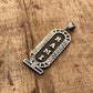 Double Sided Egyptian Framed Personalized Sterling Silver Cartouche Charm , WORLD WIDE Express Shipping