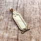 Egyptian Customized Name Tutankhamen Cartouche Personalized 18K Gold Cartouche Pendant Necklace WORLD WIDE Express Shipping