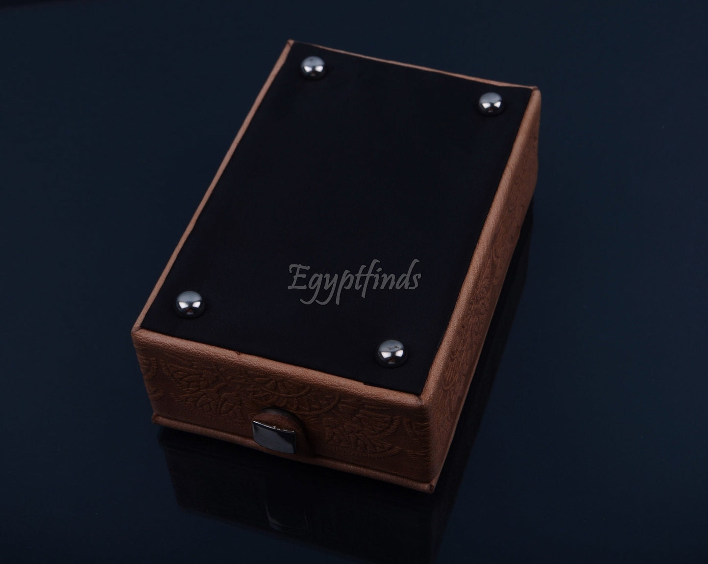 Amazing Egyptian Osiris Genuine Leather Jewelry Treasure Box