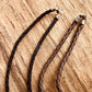 Genuine(real) braided leather necklace cords Solid Sterling Silver Ends And Clasps Jewelry Supplies
