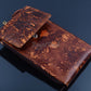 Egyptian Hand Made Genuine Leather Osiris iphone Mobile Smart Phone Case Purse Body Cross Bag