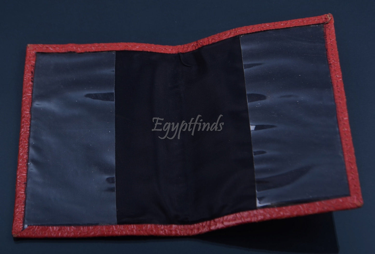 Egyptian Genuine Leather Tut Passport Wallet Holder Protector