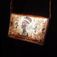 Egyptian King Ramses Hunting Scene Genuine Leather Purse Bag