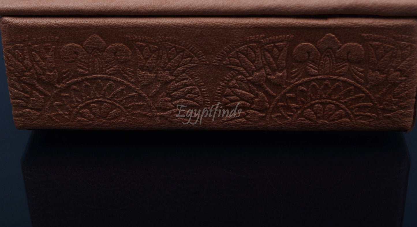 Amazing Egyptian Osiris Genuine Leather Jewelry Treasure Box