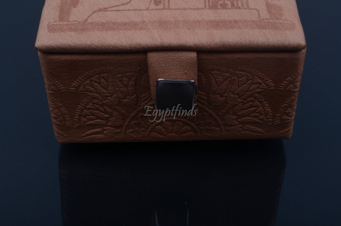 Amazing Egyptian Osiris Genuine Leather Jewelry Treasure Box